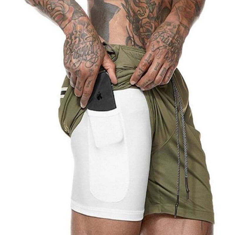 Shorts Para Treino 2 em 1 Esporte Air Effect